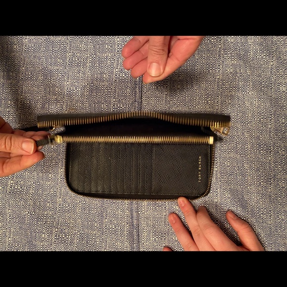 Black Tori Burch Wallet - Picture 6 of 8